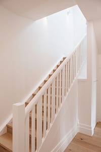white and timber staircase Newtown Victoria