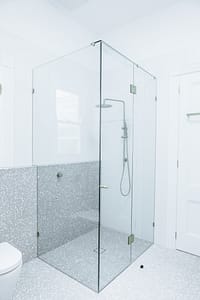 frameless shower newtown home
